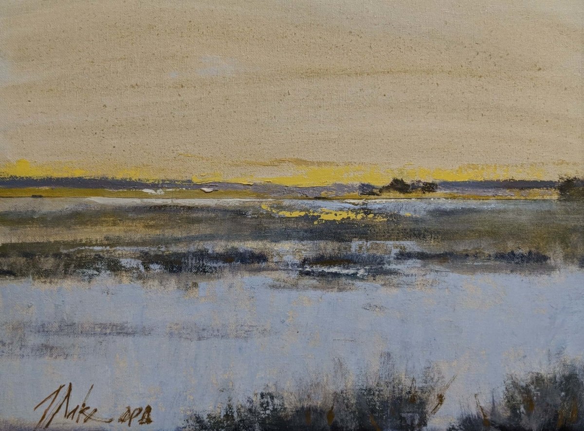 South Carolina Scene, Demo by George Pate at LePrince Galleries